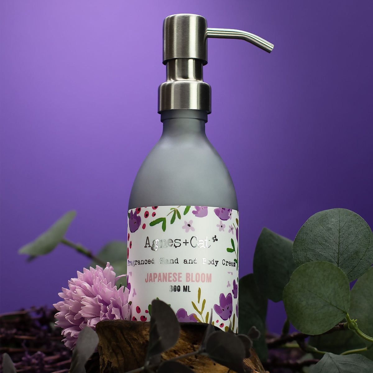 Agnes + Cat Japanese Bloom Hand & Body Cream | Floral Moisturiser | Made in Sheffield