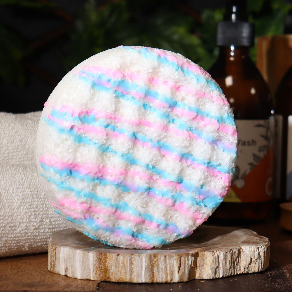 Butter Bubble Soap Sponge | Baby Powder | Shea & Mango Butter | Exfoliating | Handmade in the UK