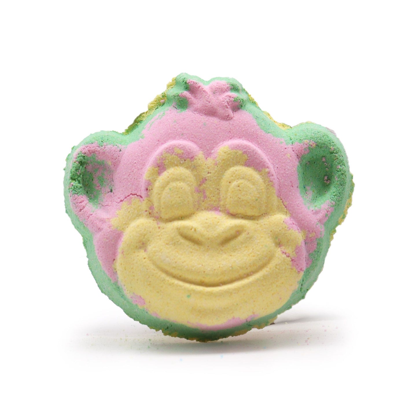 Monkey Bath Bomb | Guava & Strawberry | 90g | Fun Vegan Kids Bath Gift | Handmade in UK | Stocking Filler