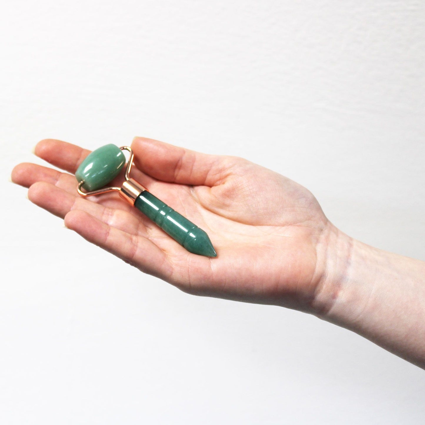 Sodalite Gemstone Mini Face Roller | Under-Eye & Facial Massage Tool | Amber & Calm