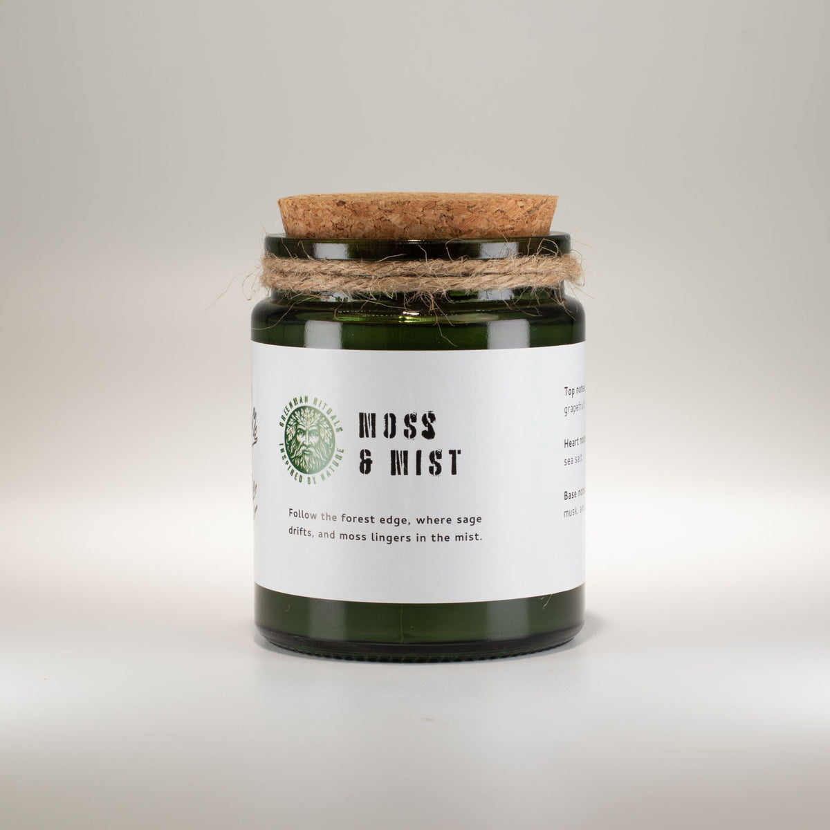 Moss & Mist Woodwick Soy Candle | Sage & Mintwood Natural Home Fragrance Gift