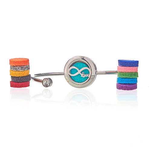Infinity Love Aromatherapy Crystal Bracelet | Essential Oil Diffuser Jewellery Gift