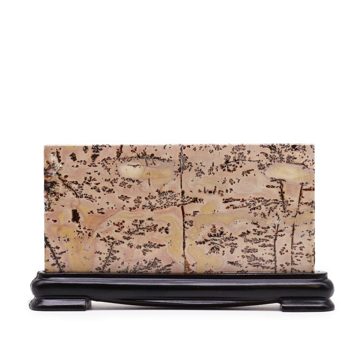 Guohua Picture Stone | Landscape | Natural Dendrite Stone | 140×80mm