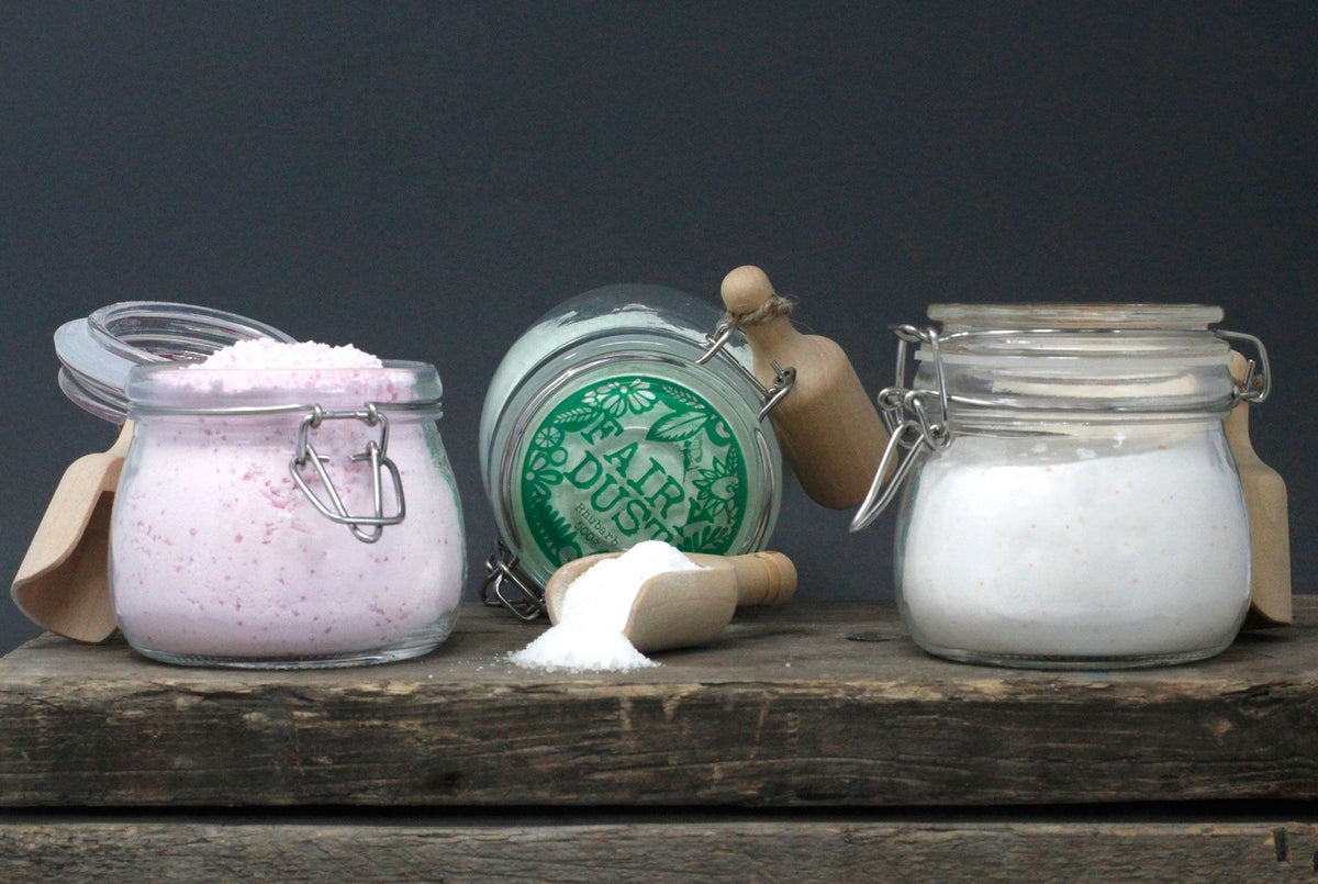 Agnes & Cat Rhubarb Fairy Dust Bath Powder | 500g | Vegan Luxury Fruity Bath Gift