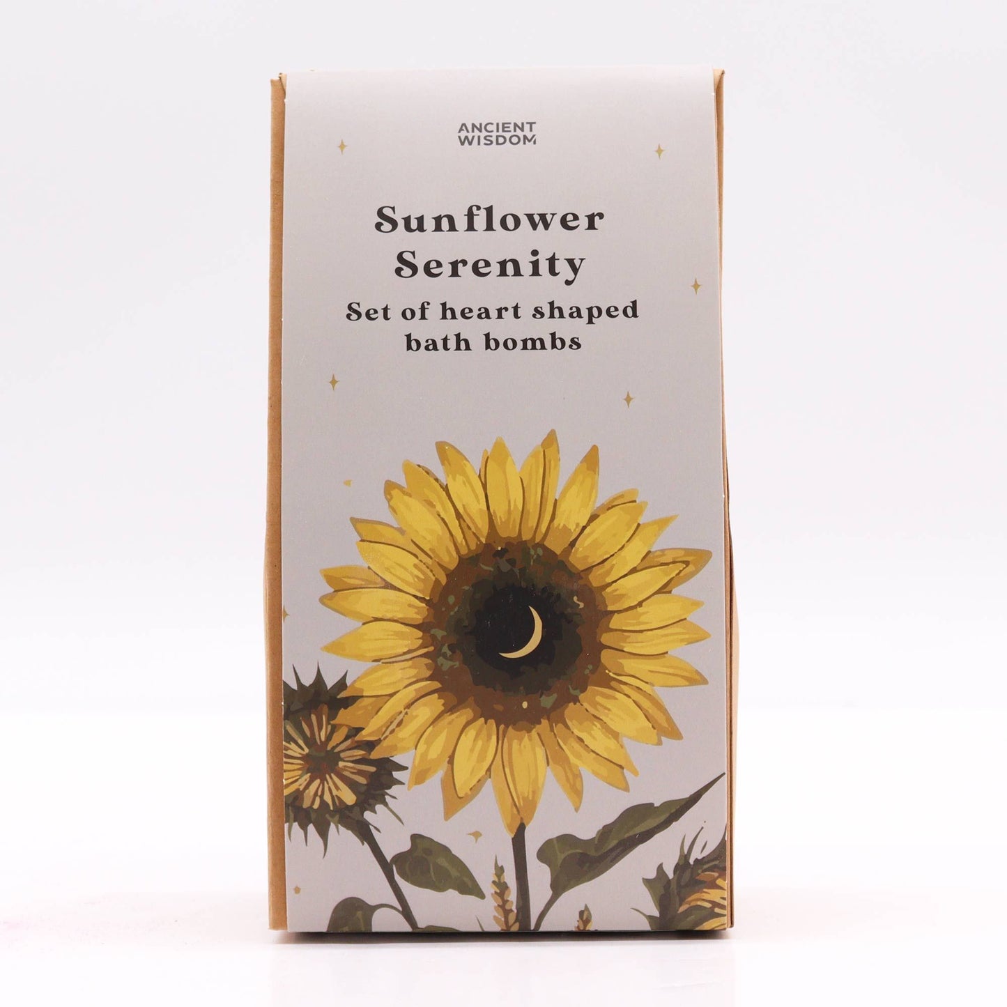 Sunflower Serenity Bath Heart Gift Set | Passion Fruit Scent | Vegan Birthday & Summer Gift