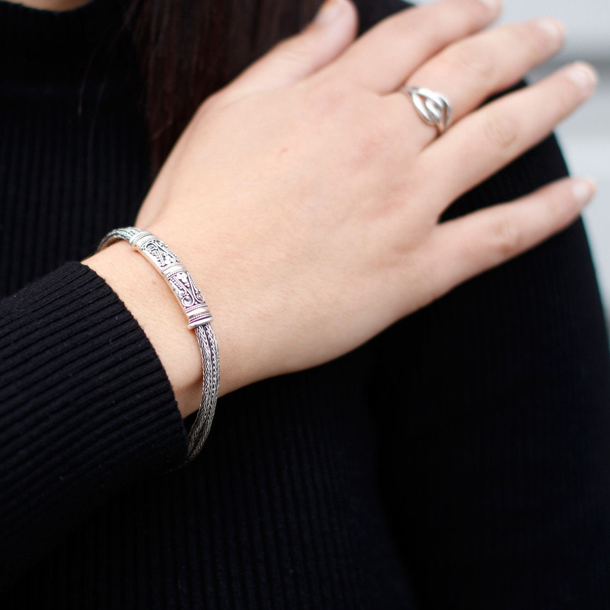 Twin Chain Bracelet — 18k Gold & 925 Silver | Handmade in Indonesia | Unisex