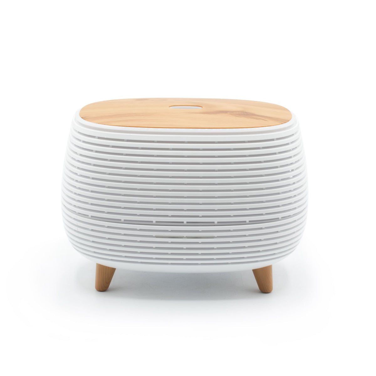 Ribbed Aroma Diffuser with Colour-Changing Light | 400ml Ultrasonic | Remote Control | Aromatherapy Home Gift