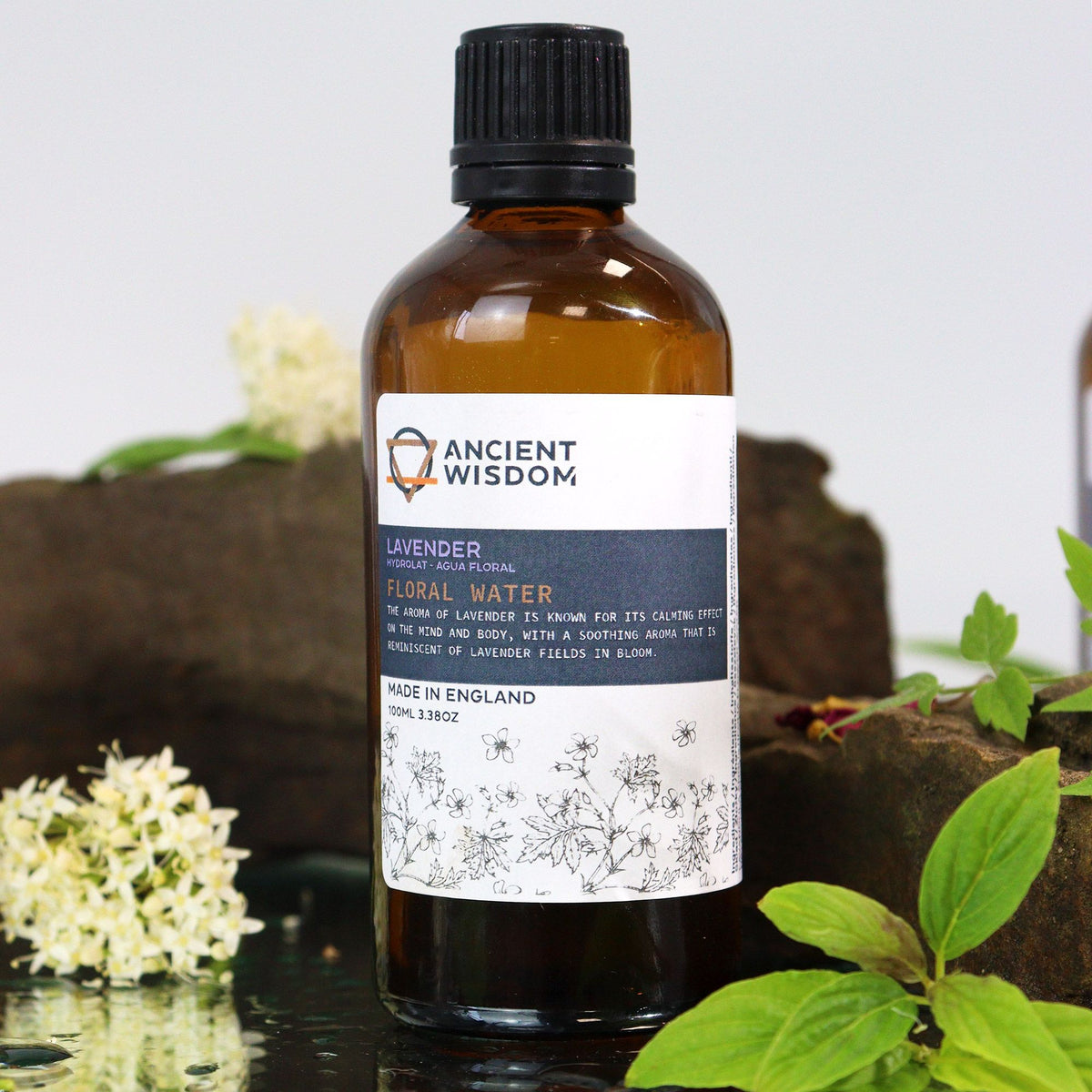 Lavender Hydrolat Floral Water 100ml | Natural Aromatherapy Mist & Sleep Aid