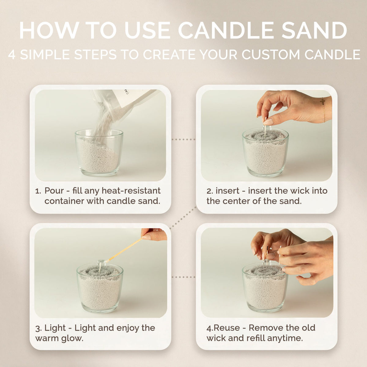 Starlight Elixir White Candle Sand | 300g | Thierry Mugler Angel Inspired | 60hr Burn | Made in England