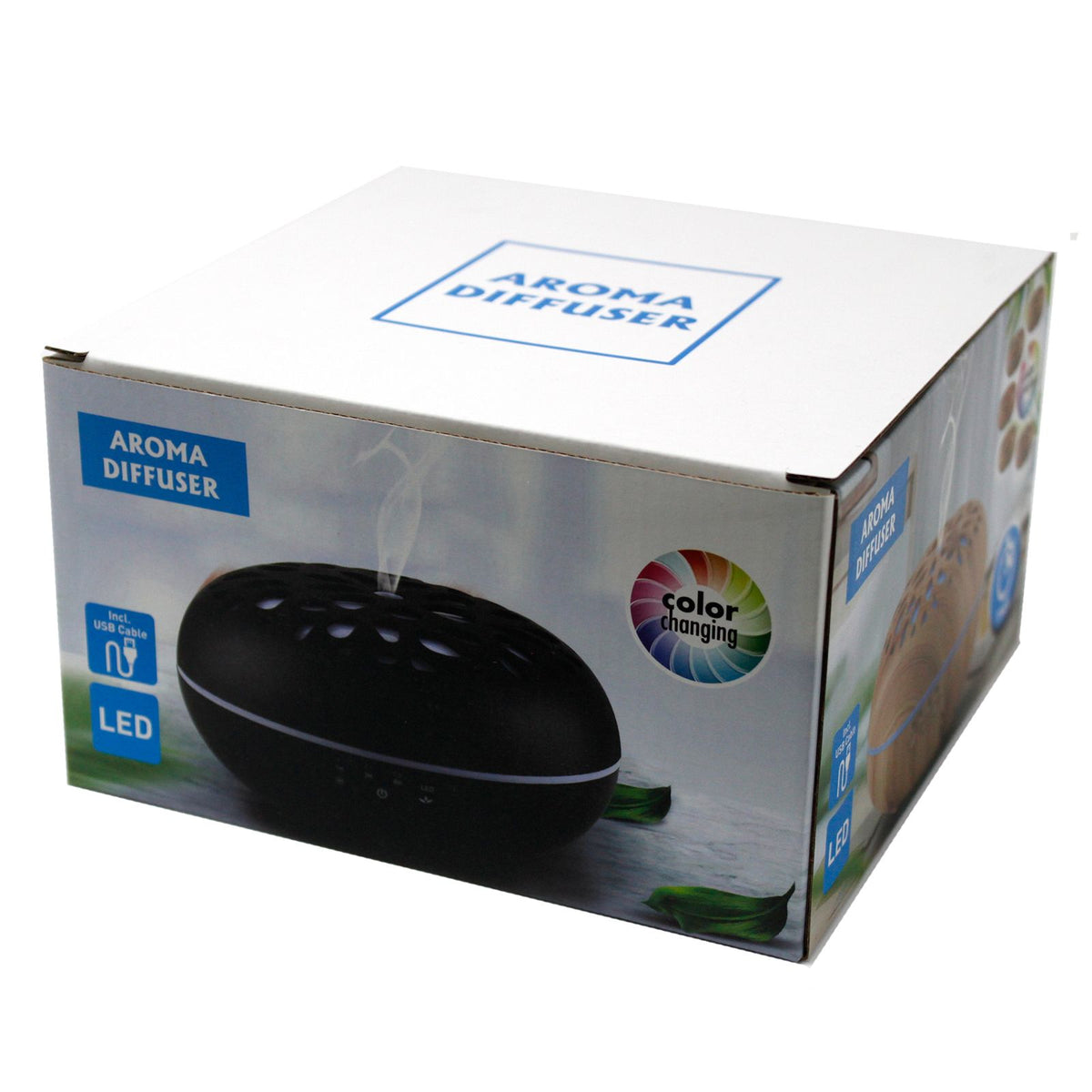Oslo Pebble Aroma Diffuser - USB | Colour Change & Timer