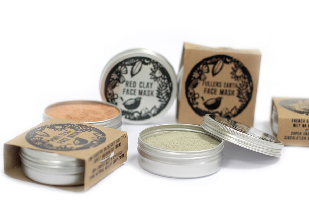 Agnes + Cat Red Clay Face Mask | Deep Cleansing & Renewing | Aluminium Tin | Handmade in the UK
