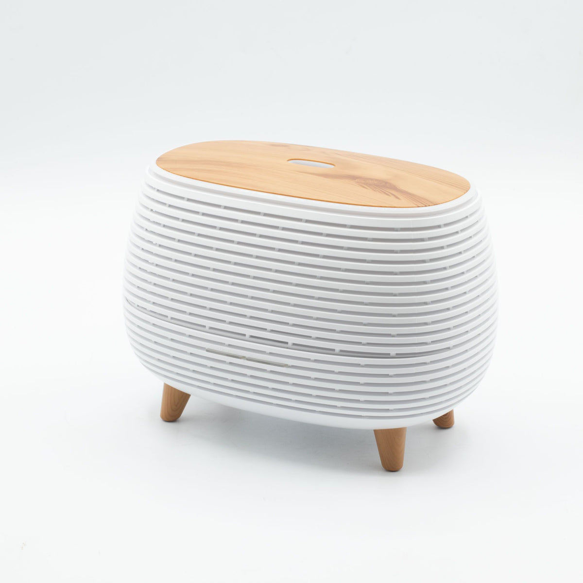Ribbed Aroma Diffuser with Colour-Changing Light | 400ml Ultrasonic | Remote Control | Aromatherapy Home Gift