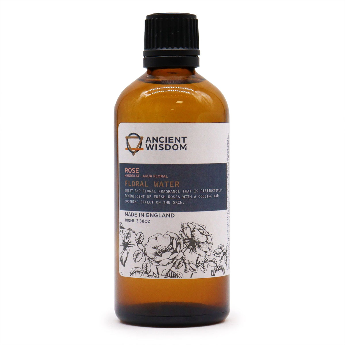 Rose Hydrolat Floral Water 100ml | Natural Aromatherapy Mist & Luxury Skin Toner