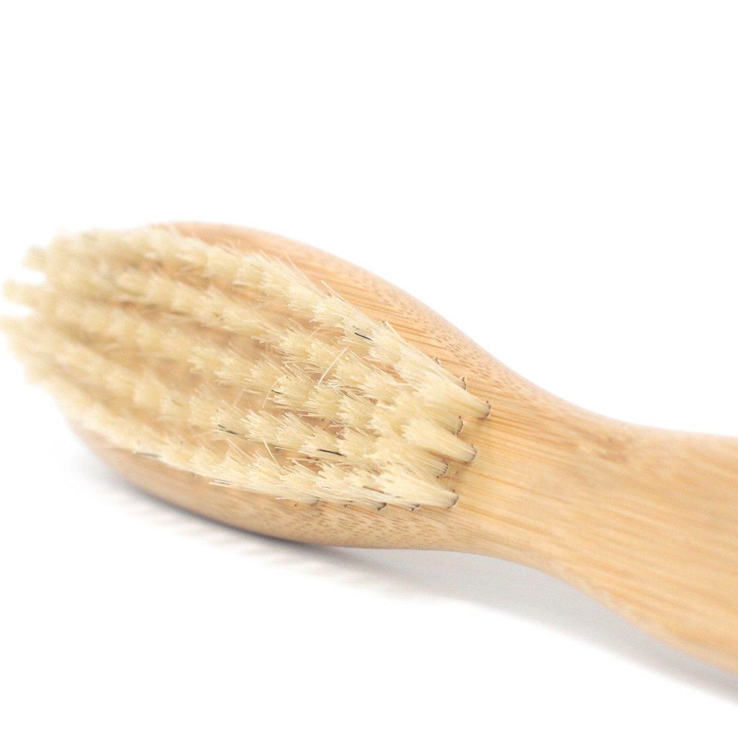 Natural Boar Hair Beard Brush | Bamboo & Pearwood | Grooming Gift for Him | Amber & Calm