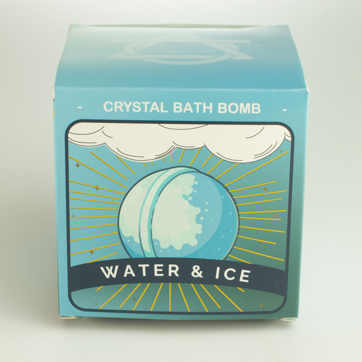 Crystal Bath Bomb | Water Element | Real Gemstone Inside | Handmade in the UK | Gift for Her