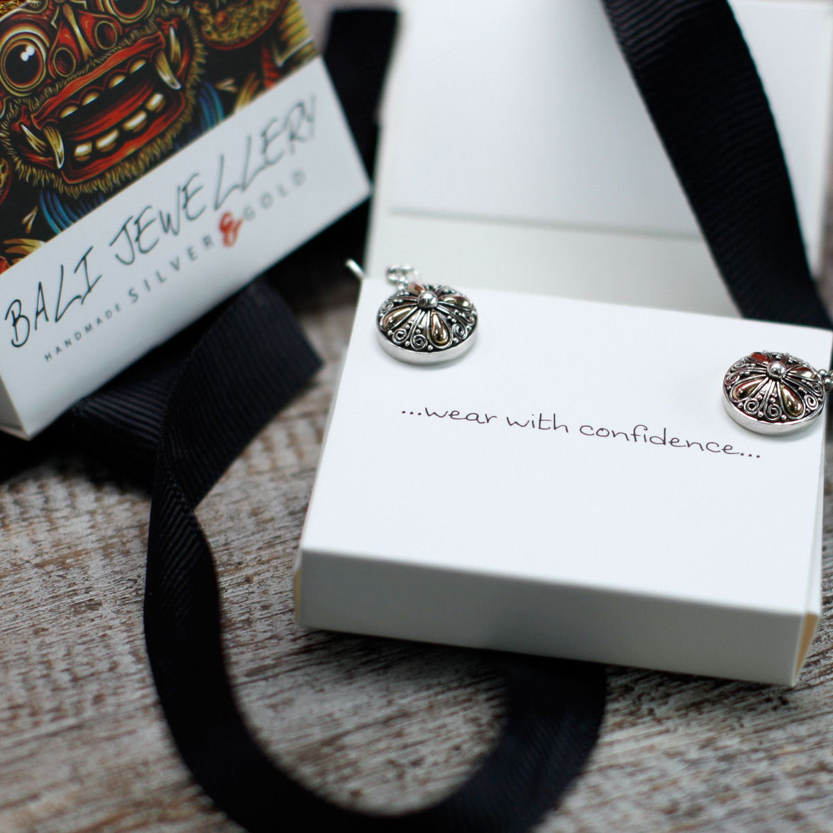 Tribal Drop Earrings — 18k Gold & 925 Silver | Handmade in Indonesia