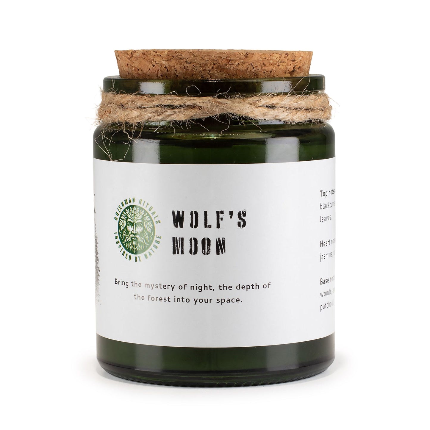 Wolf's Moon Woodwick Soy Candle | Sage & Mintwood Mystical Home Fragrance Gift