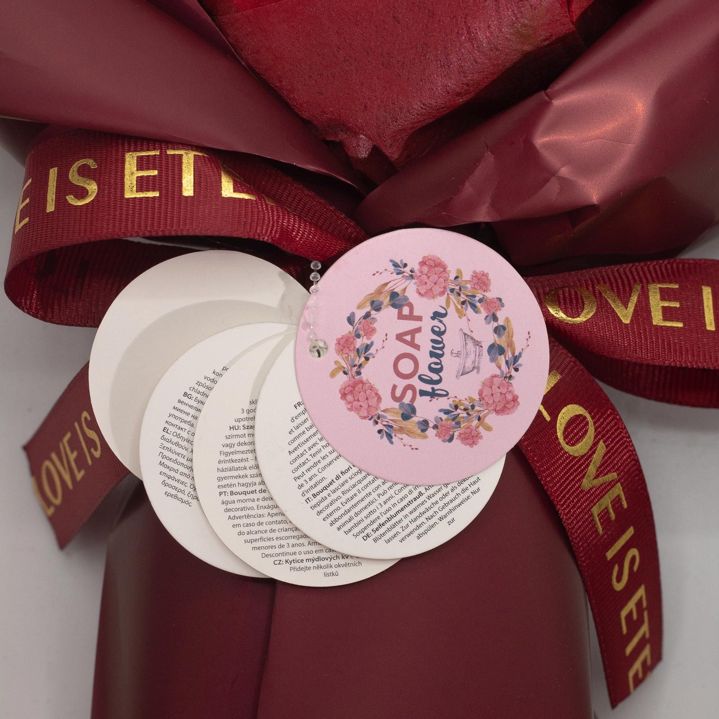 Love is Eternal Red Roses Bouquet Gift Card | Romantic Gift | Valentine's & Anniversary