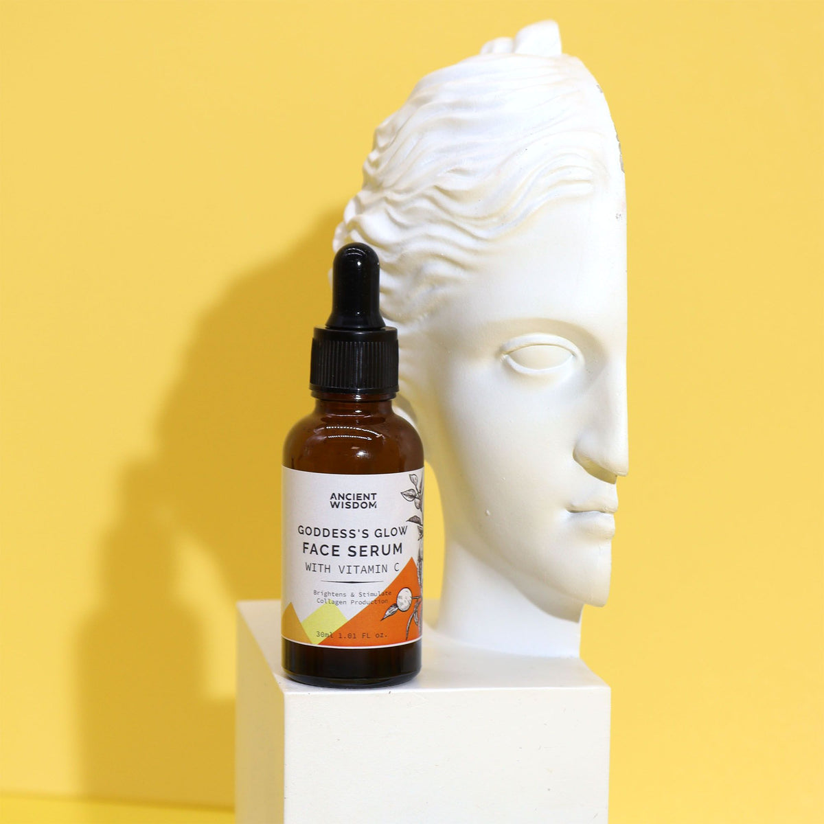 Goddess's Glow Vitamin C Face Serum | Brightening & Hydrating | 30ml | Amber & Calm