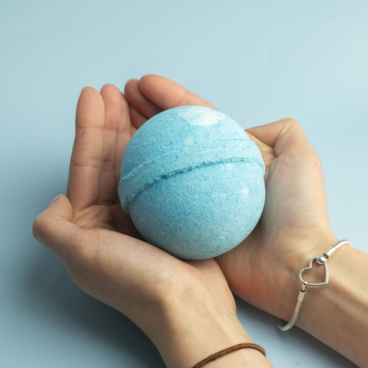 Crystal Bath Bomb | Water Element | Real Gemstone Inside | Handmade in the UK | Gift for Her