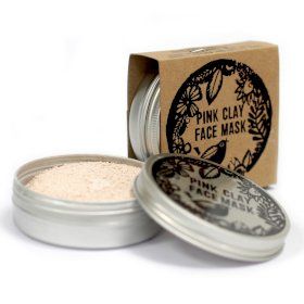 Agnes + Cat Pink Clay Face Mask | Gentle & Soothing | Aluminium Tin | Handmade in the UK