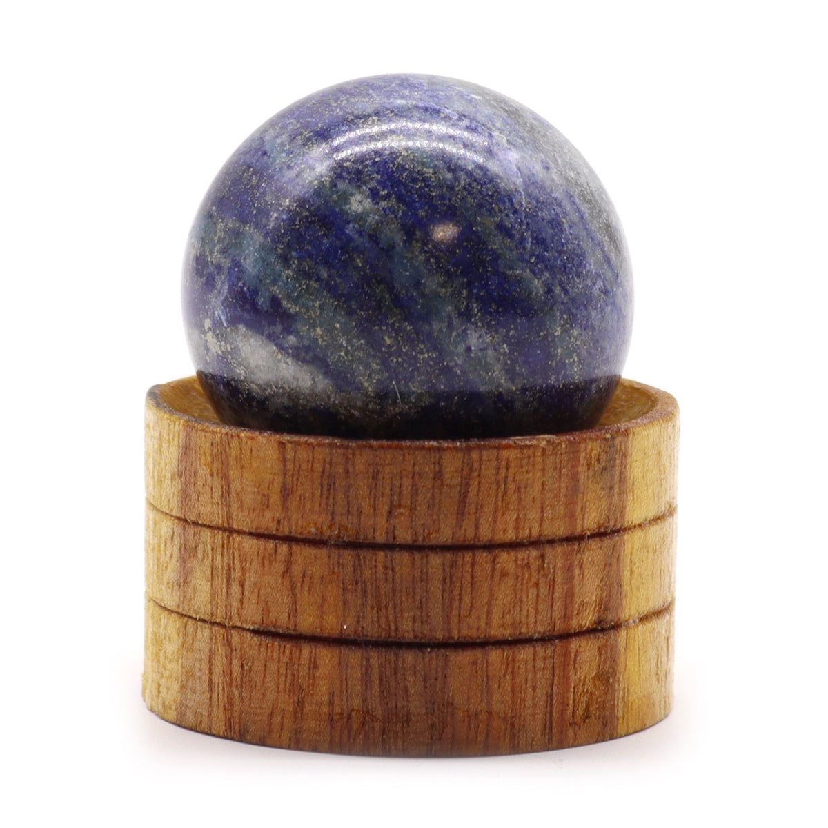 Afghan Lapis Lazuli Crystal Sphere | 40mm | With Stand | Luxury Healing Crystal Gift
