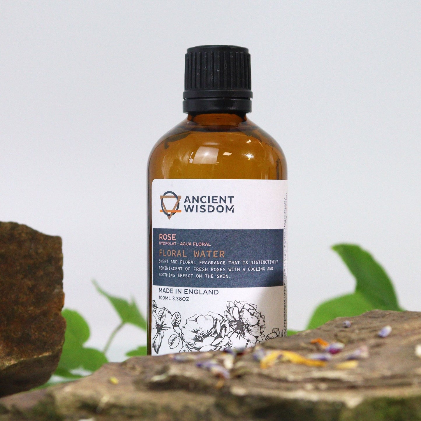 Rose Hydrolat Floral Water 100ml | Natural Aromatherapy Mist & Luxury Skin Toner