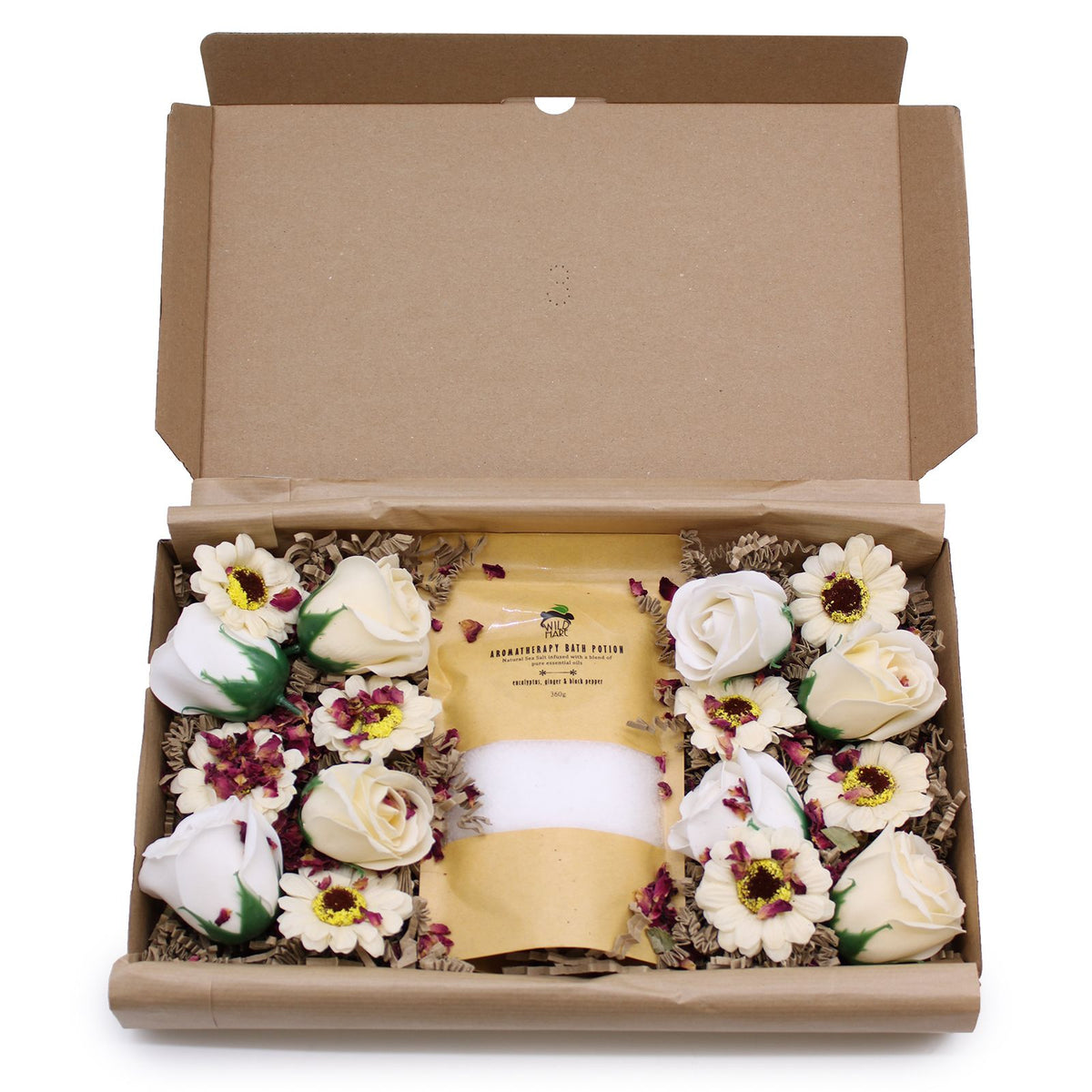 Cold & Flu Salt Soak Gift Set | Eucalyptus, Ginger & Black Pepper | Luxury Wellness Bath Gift