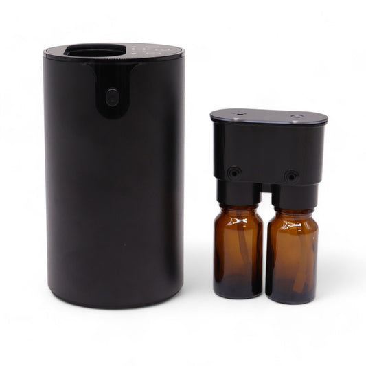 Dual Waterless Essential Oil Nebuliser | USB-C Rechargeable Twin Diffuser Gift