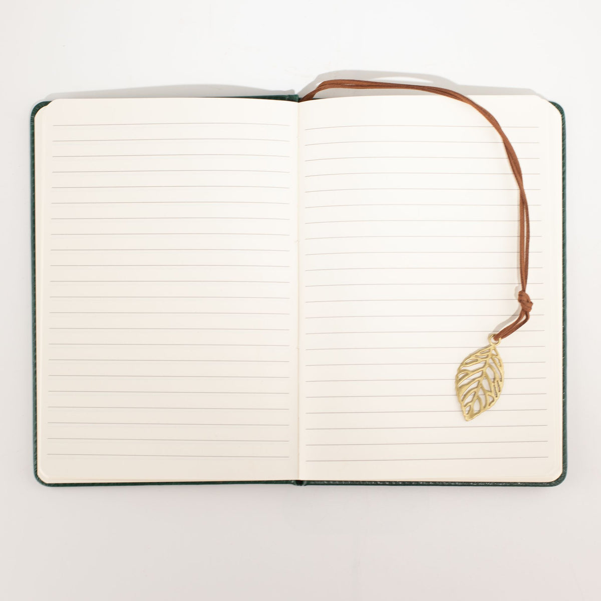 A5 Intention Notebook | LCD Wipe Screen & 80 Lined Pages | Green Leather Effect | Journaling Gift