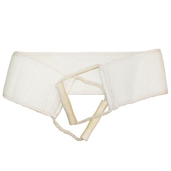 Classic Loofah Back Scrub | Natural Exfoliating Body Scrubber | Eco Bath Gift | Amber & Calm