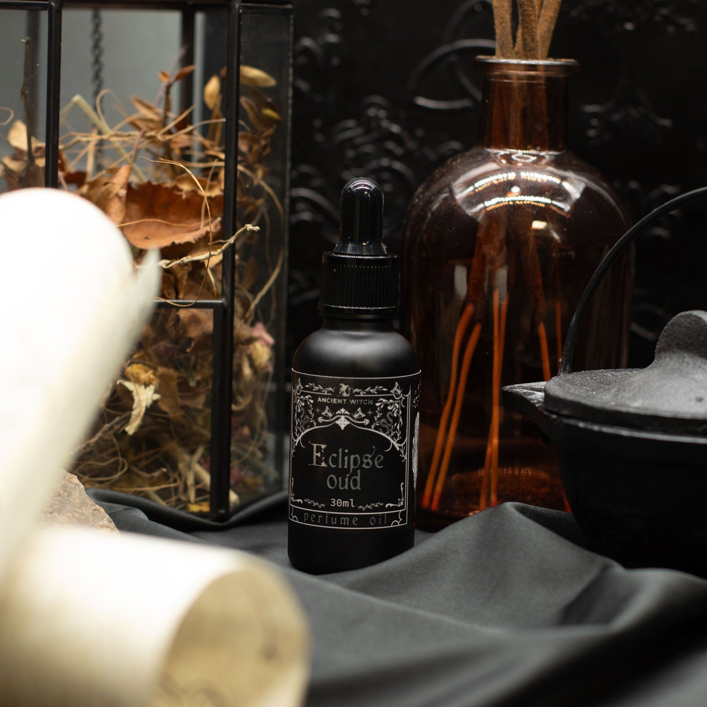 Ancient Witch Eclipse Oud Perfume Oil | Dark Smoky Oud Fragrance | Amber & Calm