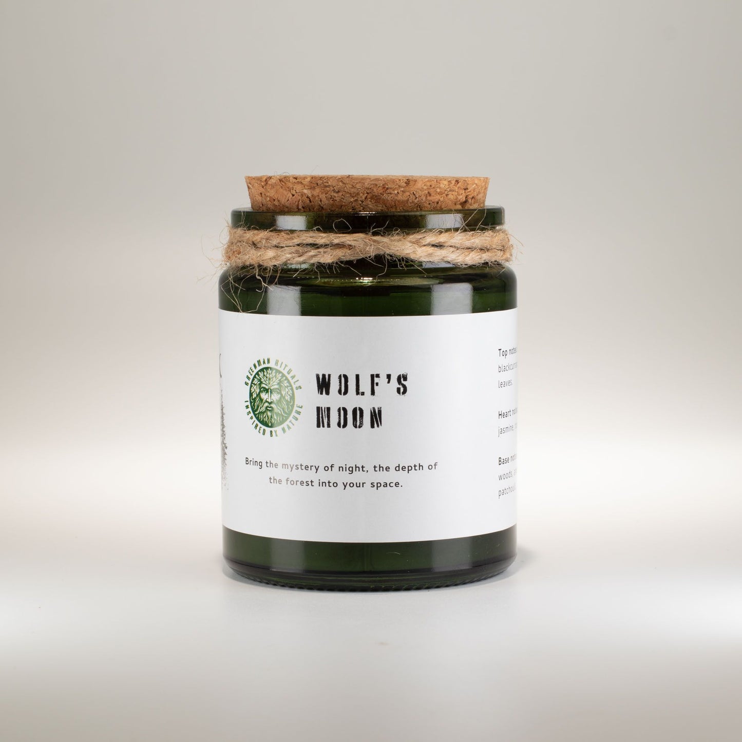 Wolf's Moon Woodwick Soy Candle | Sage & Mintwood Mystical Home Fragrance Gift