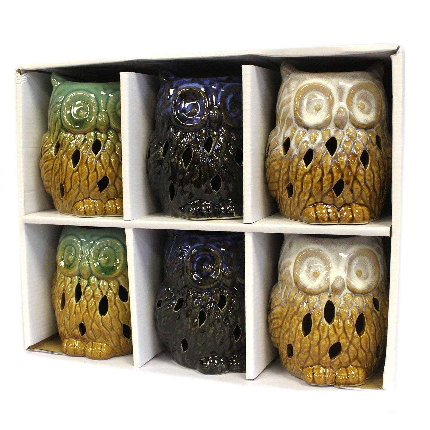 Rustic Owl Ceramic Oil Burner | Cottagecore Wax Melt & Aromatherapy Gift