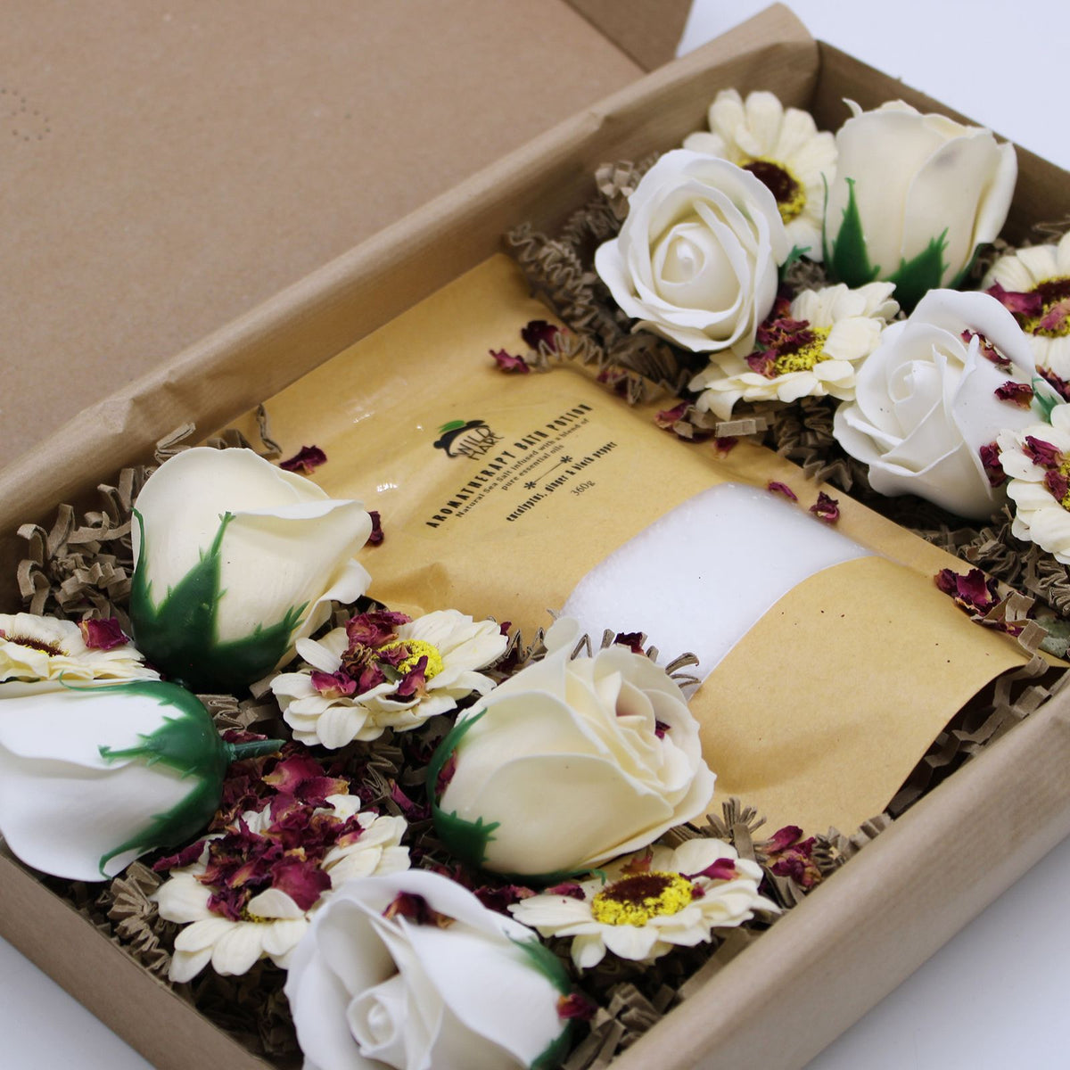 Cold & Flu Salt Soak Gift Set | Eucalyptus, Ginger & Black Pepper | Luxury Wellness Bath Gift