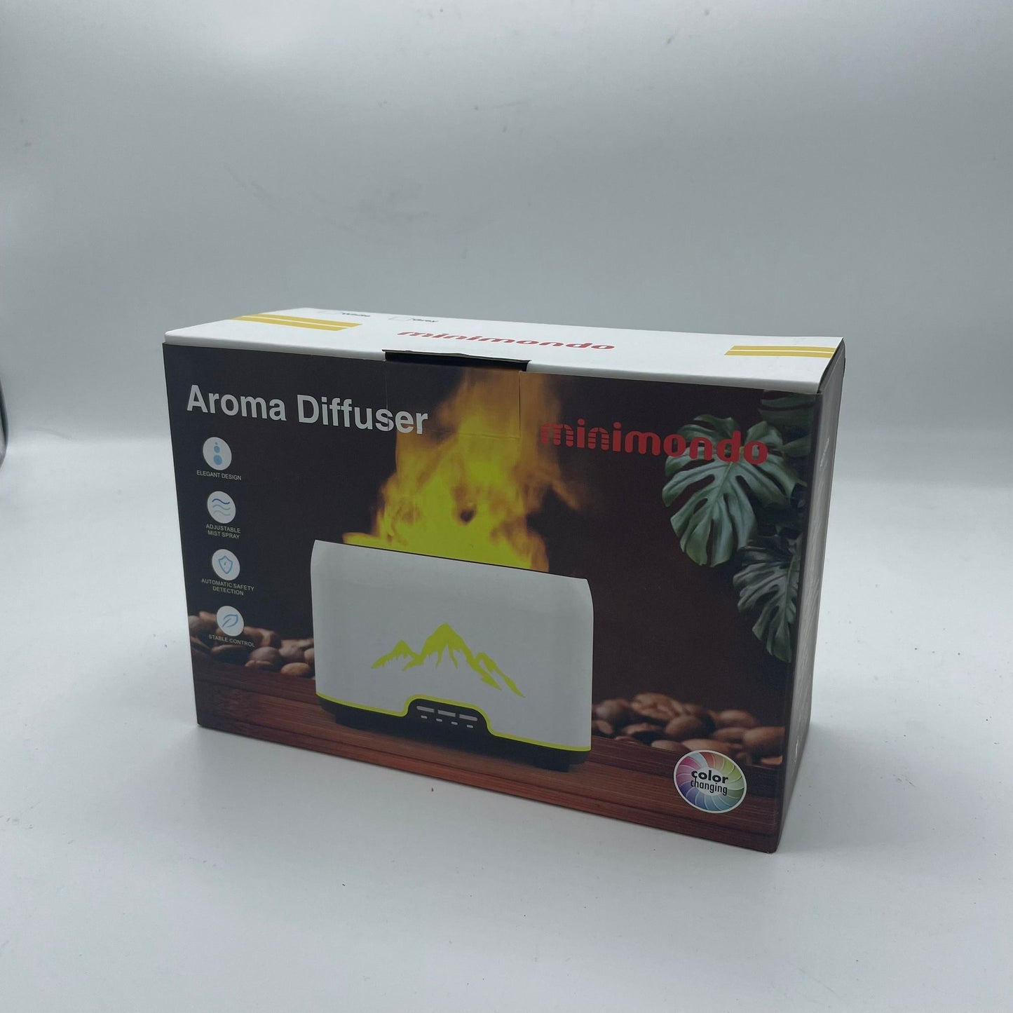 Himalayas Aroma Diffuser | USB-C | Remote Control | Flame Effect | Wellness Gift