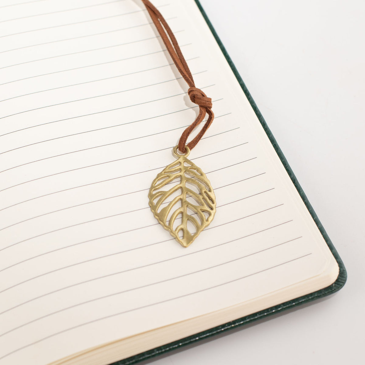 A5 Intention Notebook | LCD Wipe Screen & 80 Lined Pages | Green Leather Effect | Journaling Gift