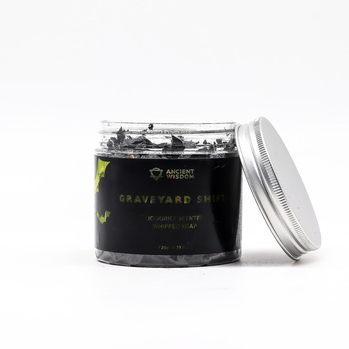 Graveyard Shift Whipped Soap | 120g | Deep Musky Scent | Vegan | Halloween Gift