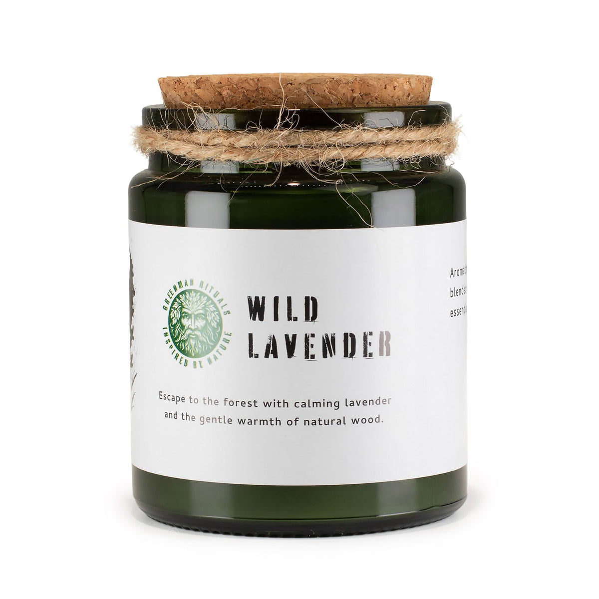 Wild Lavender Woodwick Soy Candle | Sage & Mintwood Calming Home Fragrance Gift