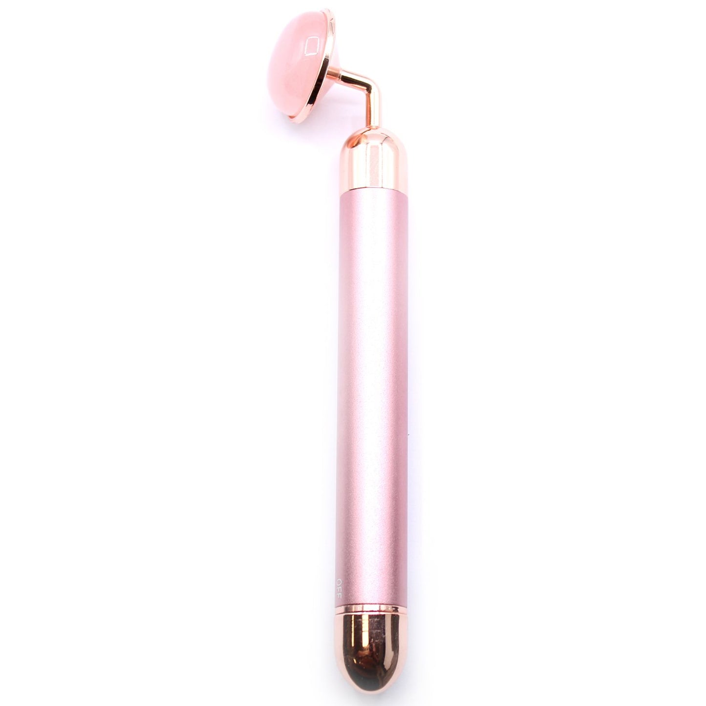 Rose Quartz Gemstone Vibration Pad | Facial Massage Tool | Skincare Gift | Amber & Calm