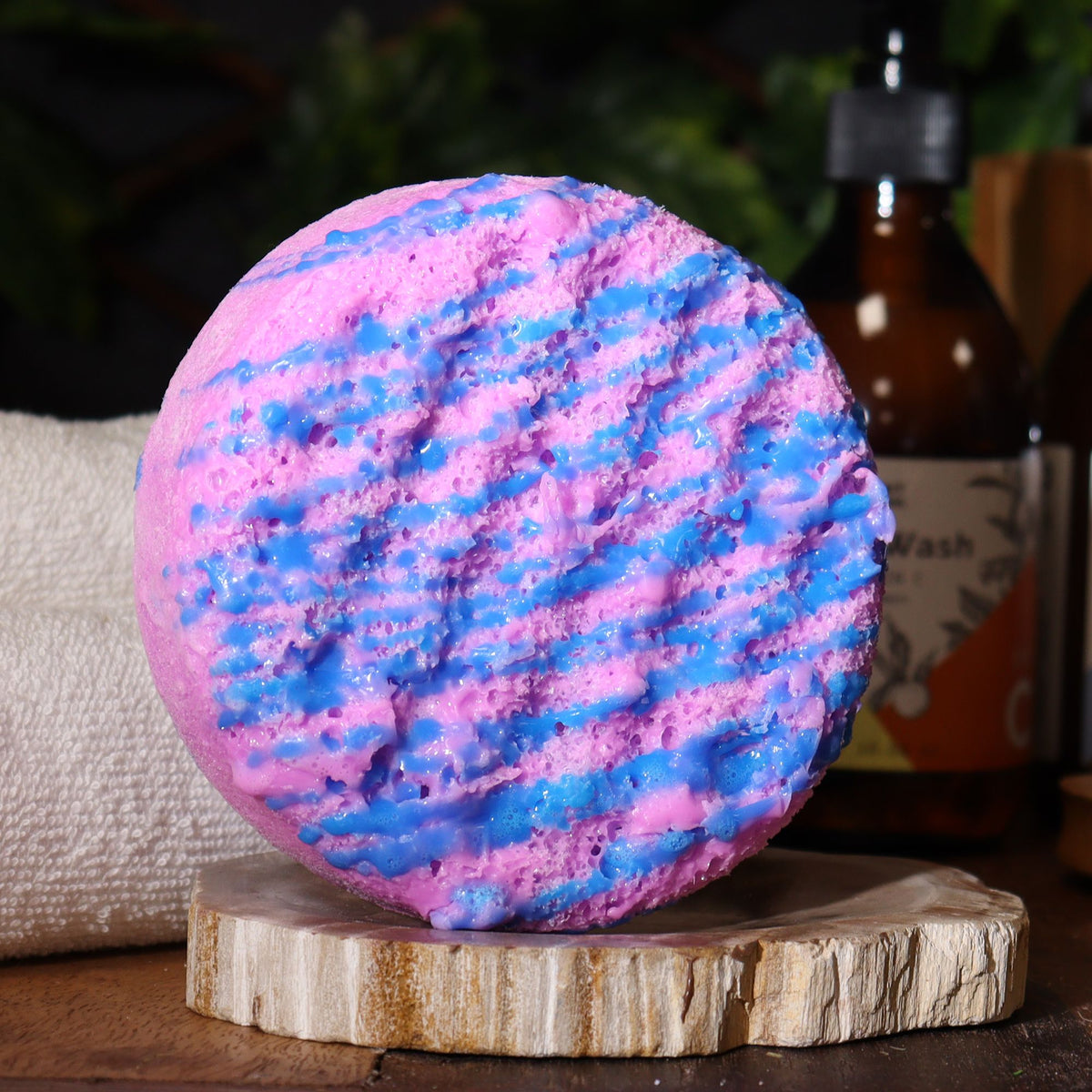 Butter Bubble Soap Sponge | Bubblegum | Shea & Mango Butter | Exfoliating | Handmade in the UK