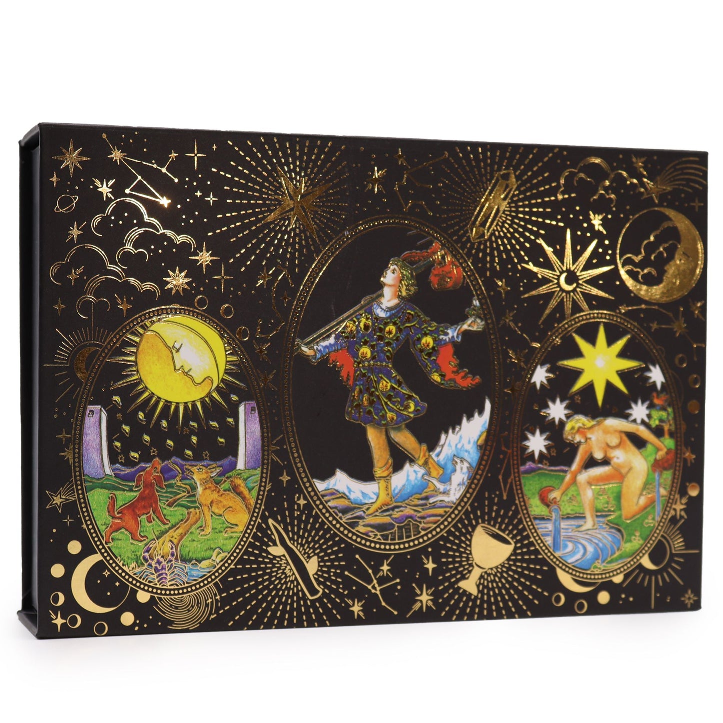 Gold Foil Tarot 'Let the Magic Begin' Gift Set | Witchy Gift | Birthday & Halloween