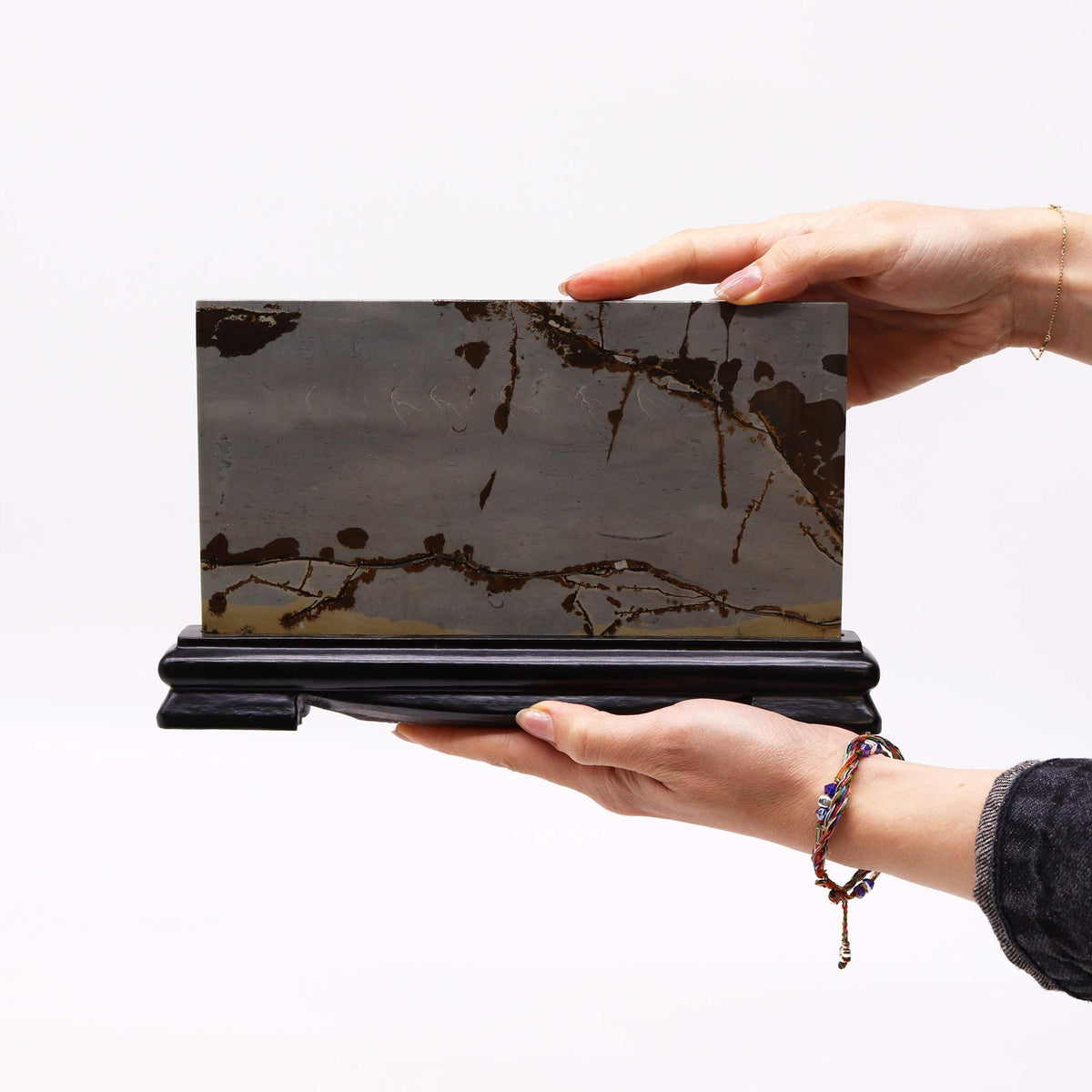 Guohua Picture Stone | Large Landscape | Natural Dendrite Stone | 150×250mm
