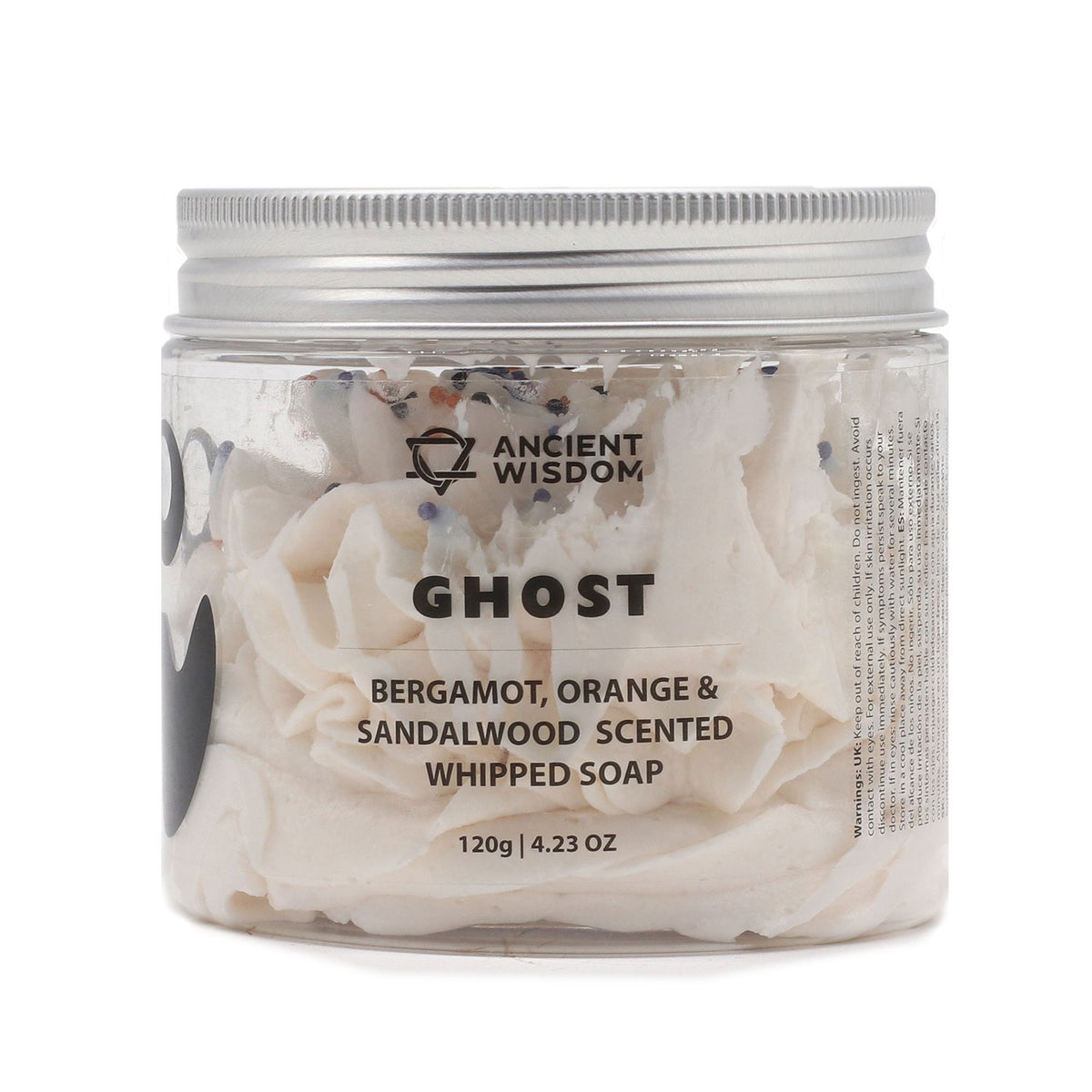 Ghost Whipped Soap | 120g | Clean Spectral Scent | Vegan | Halloween Gift
