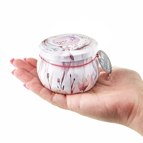 Art Tin Candle - Sea Life - Raspberry
