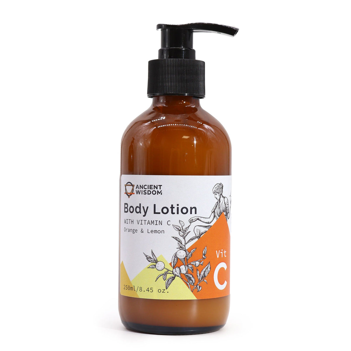 Goddess's Glow Vitamin C Body Lotion | Orange & Lemon | 250ml | Amber & Calm