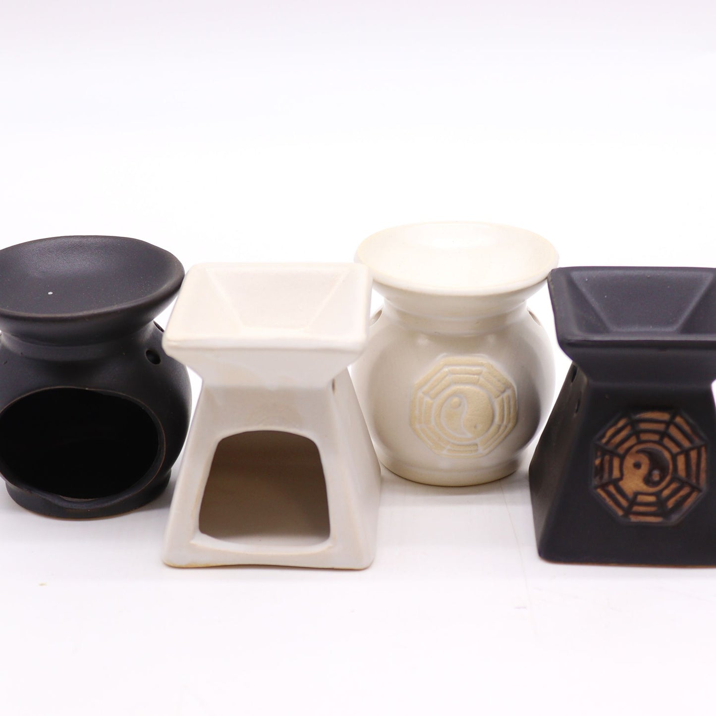 Yin Yang Ceramic Oil Burner | Spiritual Wax Melt & Aromatherapy Gift