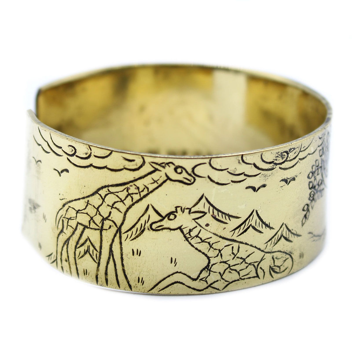 Brass Tibetan Tree of Life Mantra Bracelet