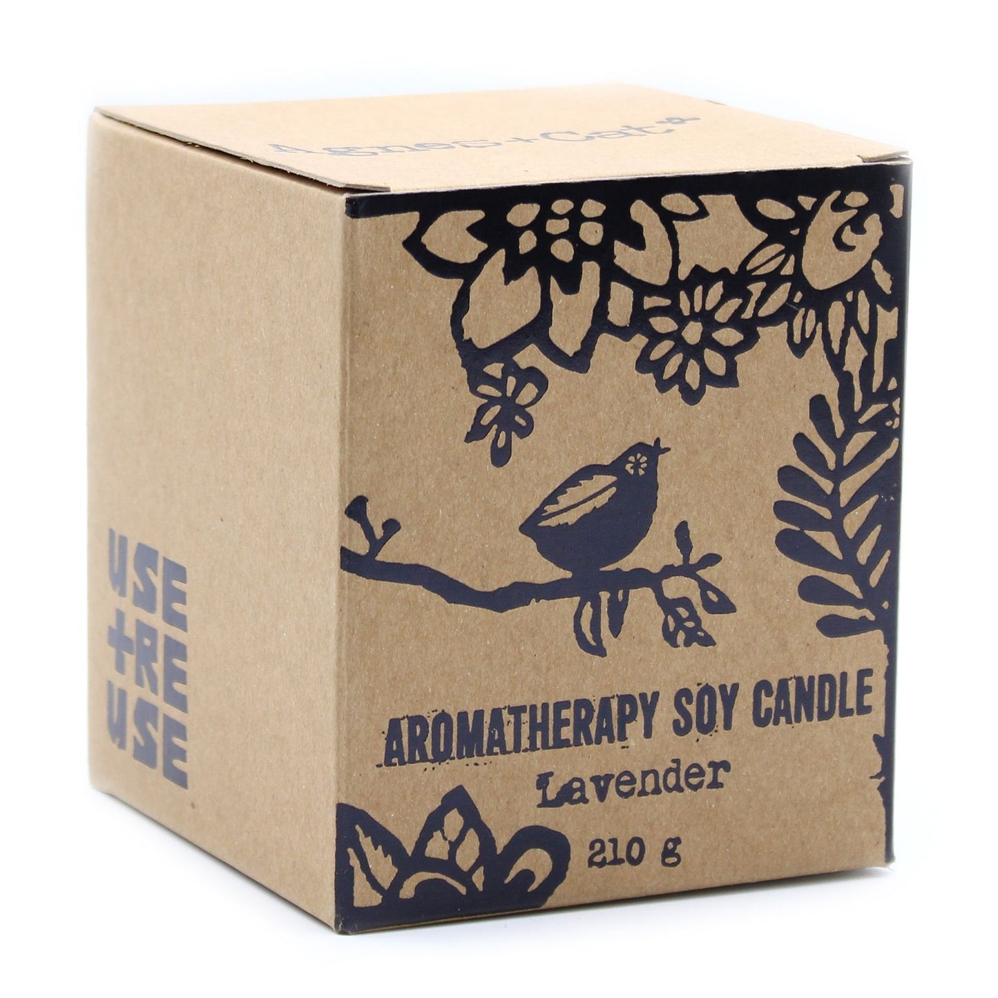 Lavender Herb Garden Candle | Wooden Wick Home Fragrance Gift
