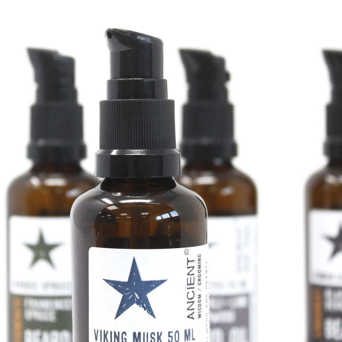 Roman Gladiator Beard Oil | Black Pepper & Bergamot | Argan & Vitamin E | 50ml | Amber & Calm